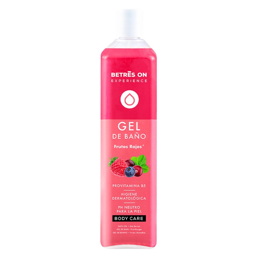 Betres On gel de baño con aroma a frutos rojos 750ml Imagen de Betres On gel de baño con aroma a frutos rojos 750ml