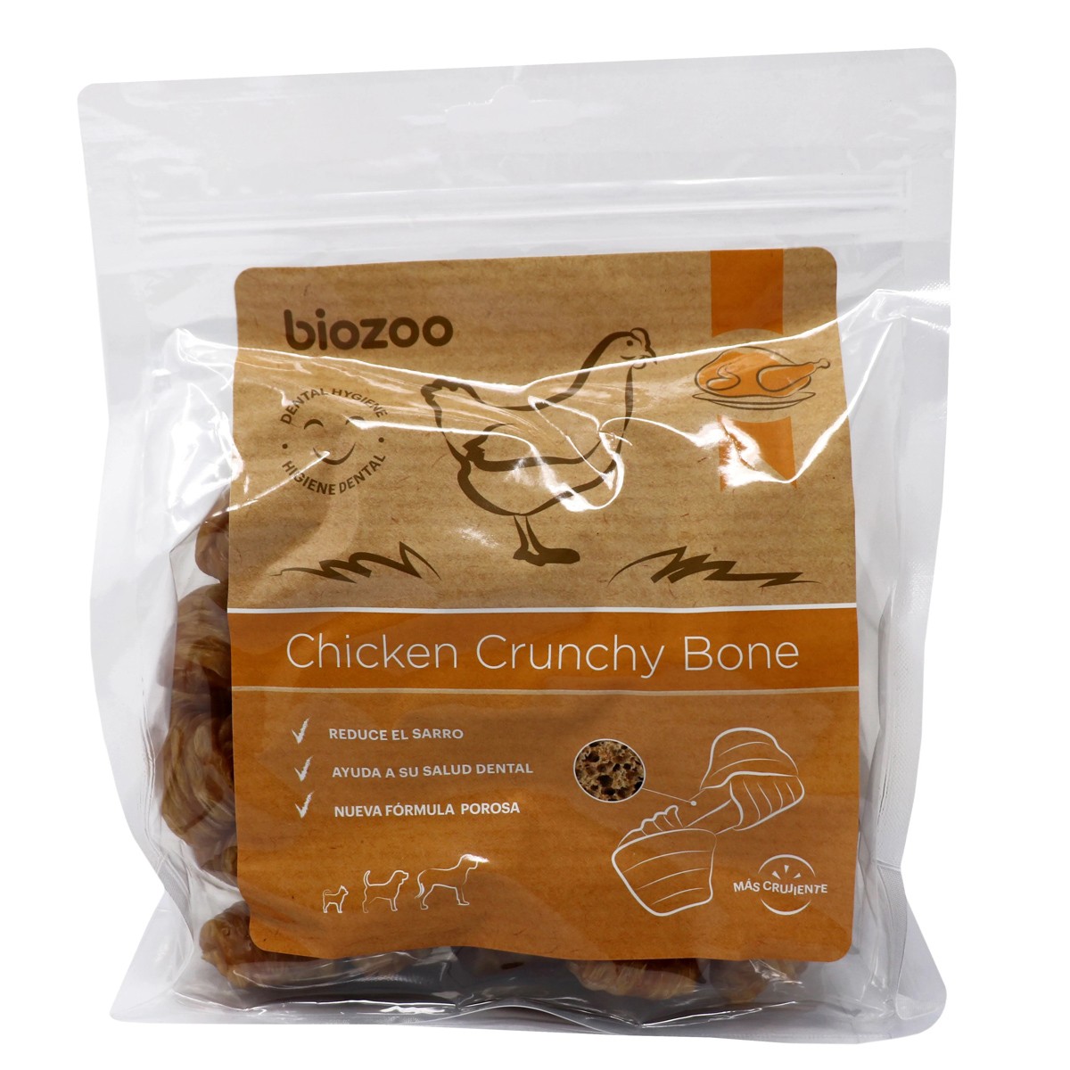 Antos hueso crujiente de pollo 500gr Imagen de Antos hueso crujiente de pollo 500gr