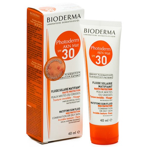 Bioderma photoderm akn mat fluido spf30 40ml Imagen de Bioderma photoderm akn mat fluido spf30 40ml