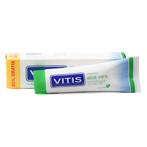 Vitis pasta dental aloe vera 150 ml Imagen de Vitis pasta dental aloe vera 150 ml
