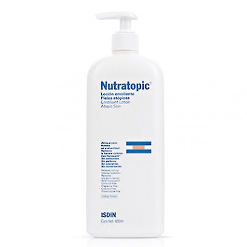 Nutratopic Pro-AMP loción emoliente 400ml Imagen de Nutratopic Pro-AMP loción emoliente 400ml