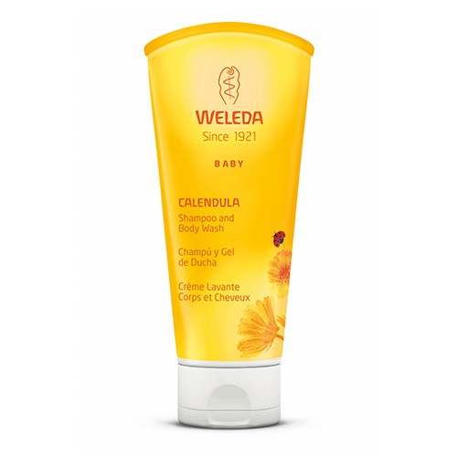 Weleda champú-gel ducha bebé caléndula 200ml Imagen de Weleda champú-gel ducha bebé caléndula 200ml