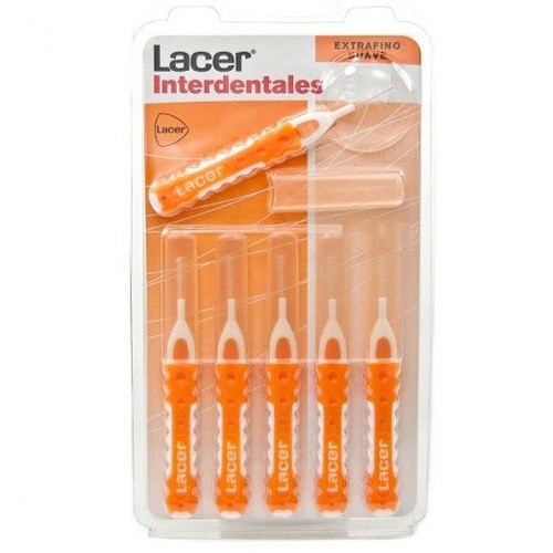 Lacer Cepillo interdental extrafino suave 6uds Imagen de Lacer Cepillo interdental extrafino suave 6uds