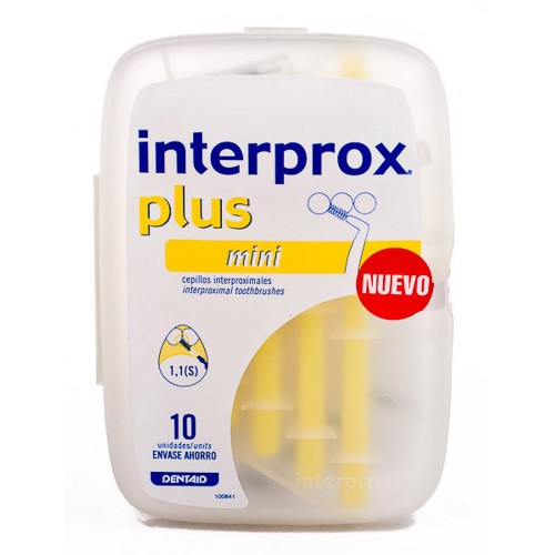 CEPILLO INTERPROX PLUS MINI 10 UDS Imagen de CEPILLO INTERPROX PLUS MINI 10 UDS