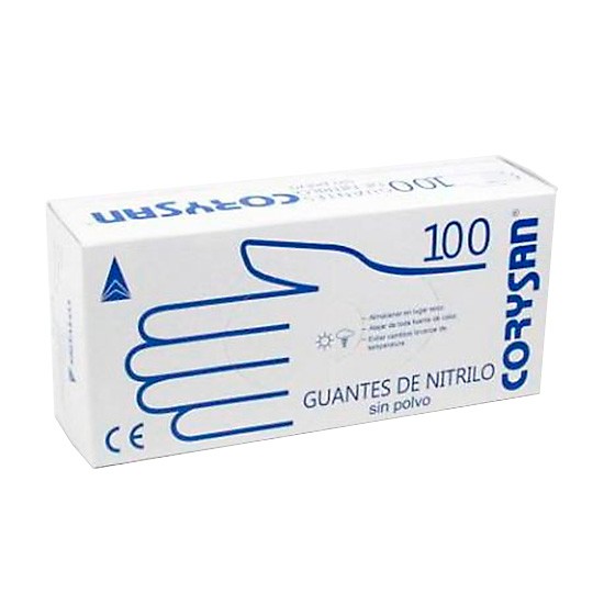 GUANTES CORYSAN NITRILO T/MED 100 UND. Imagen de GUANTES CORYSAN NITRILO T/MED 100 UND.