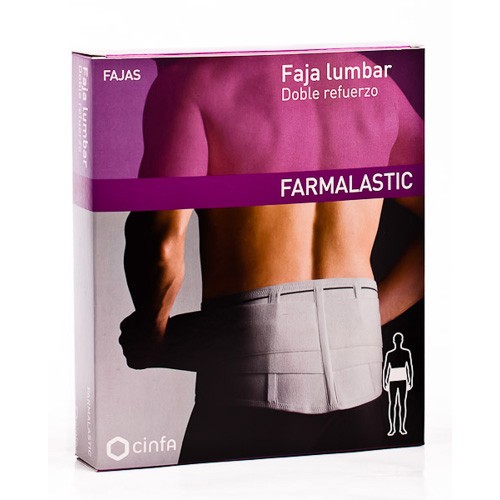 FAJA FARMALASTIC LUMBAR REFORZADA T/2 Imagen de FAJA FARMALASTIC LUMBAR REFORZADA T/2