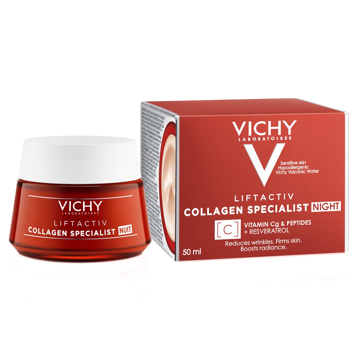 Vichy Liftactiv Collagen Specialist crema de noche 50ml Imagen de Vichy Liftactiv Collagen Specialist crema de noche 50ml