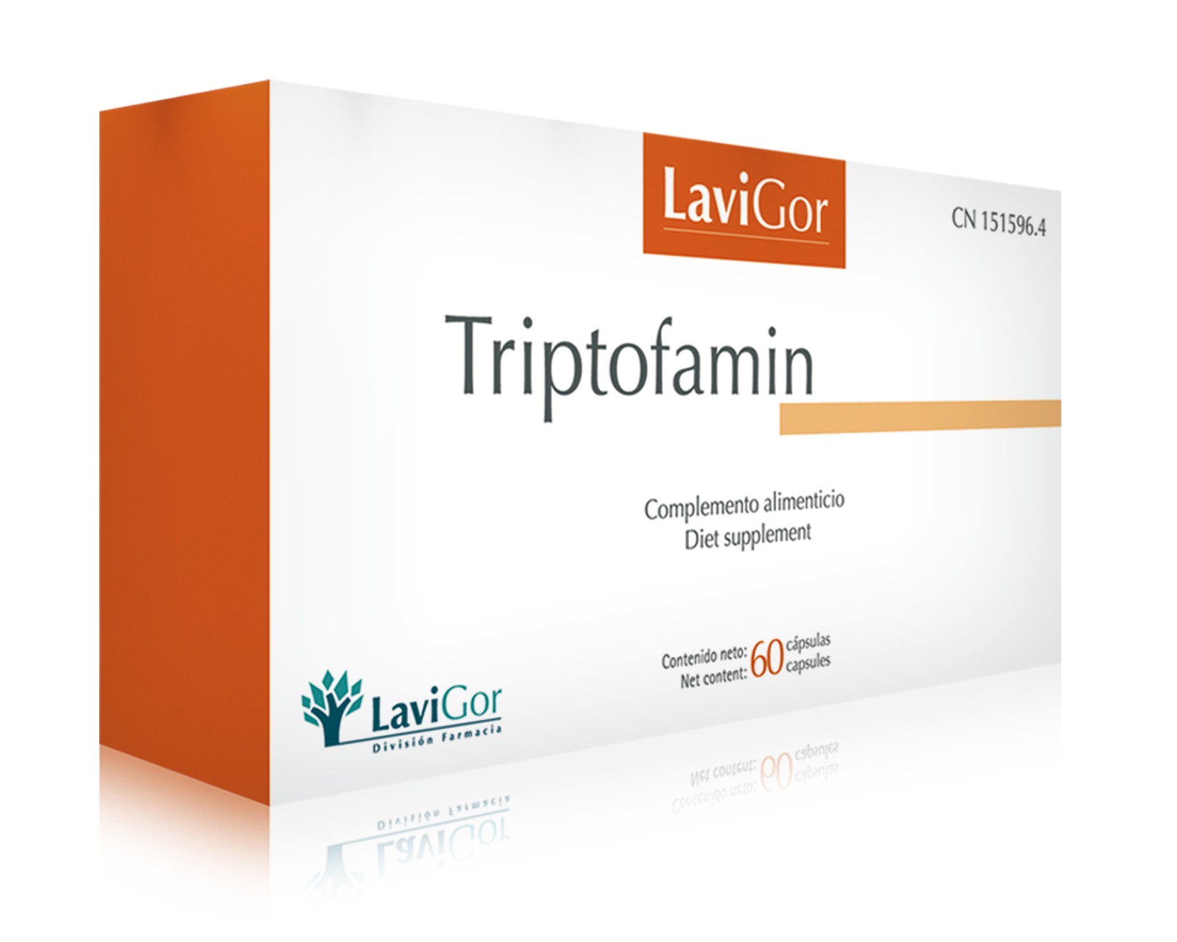 LAVIGOR TRIPTOFAMIN 60 CAPSULAS Imagen de LAVIGOR TRIPTOFAMIN 60 CAPSULAS