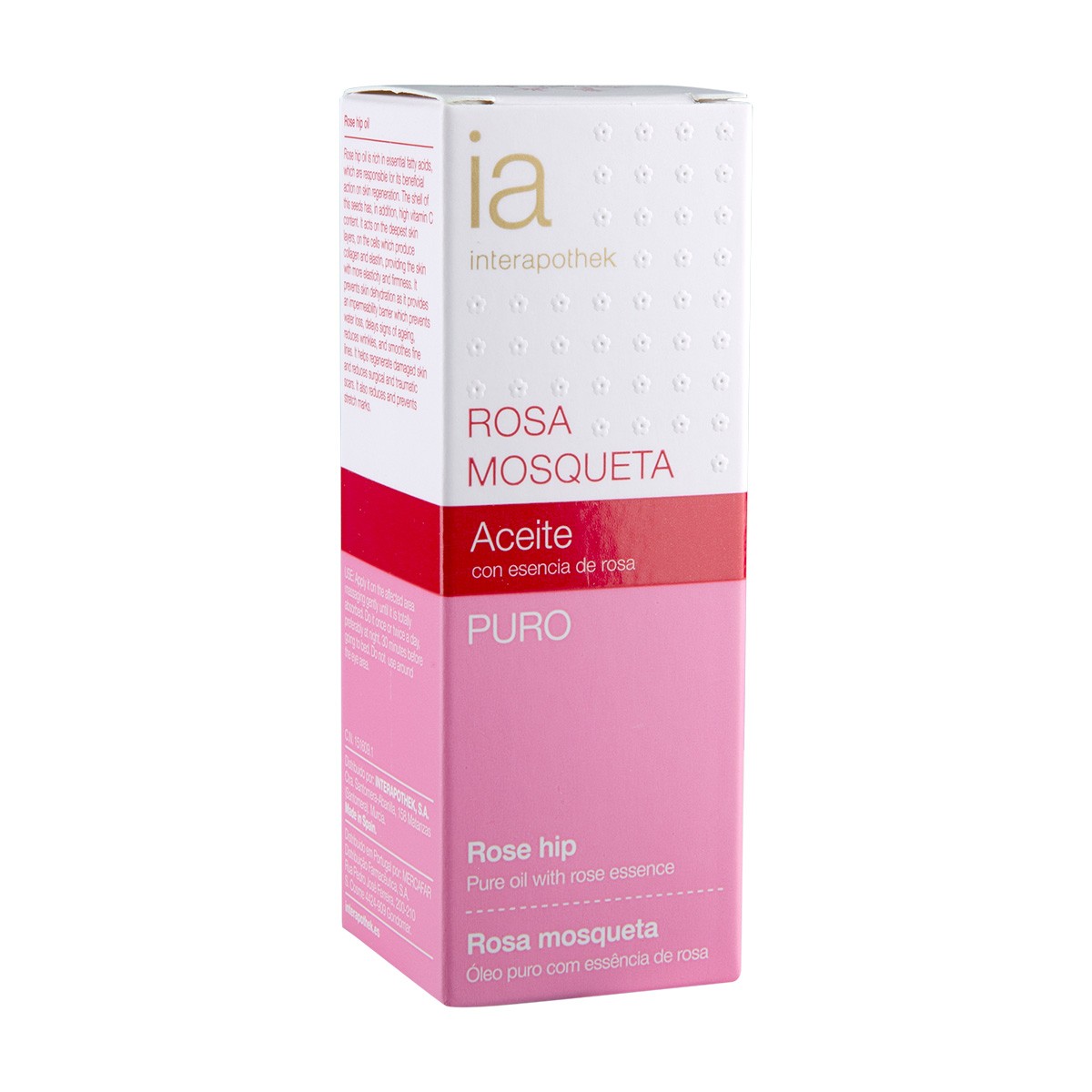 Interapothek aceite de rosa mosqueta 20ml Imagen de Interapothek aceite de rosa mosqueta 20ml