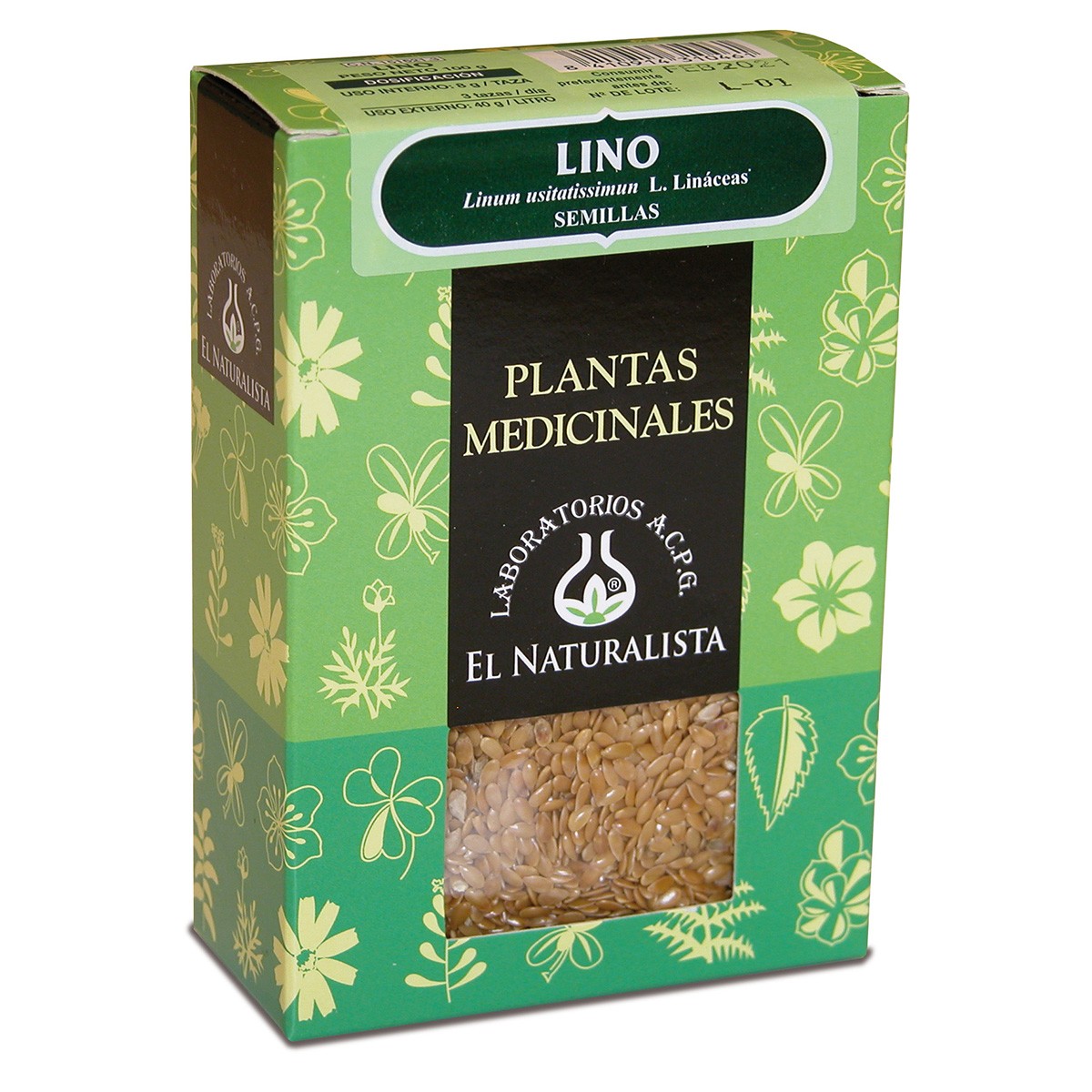 EL NATURALISTA LINO 100 G. Imagen de EL NATURALISTA LINO 100 G.