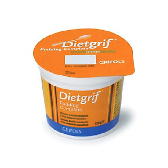 Dietgrif pudding caramelo 24x125g Imagen de Dietgrif pudding caramelo 24x125g
