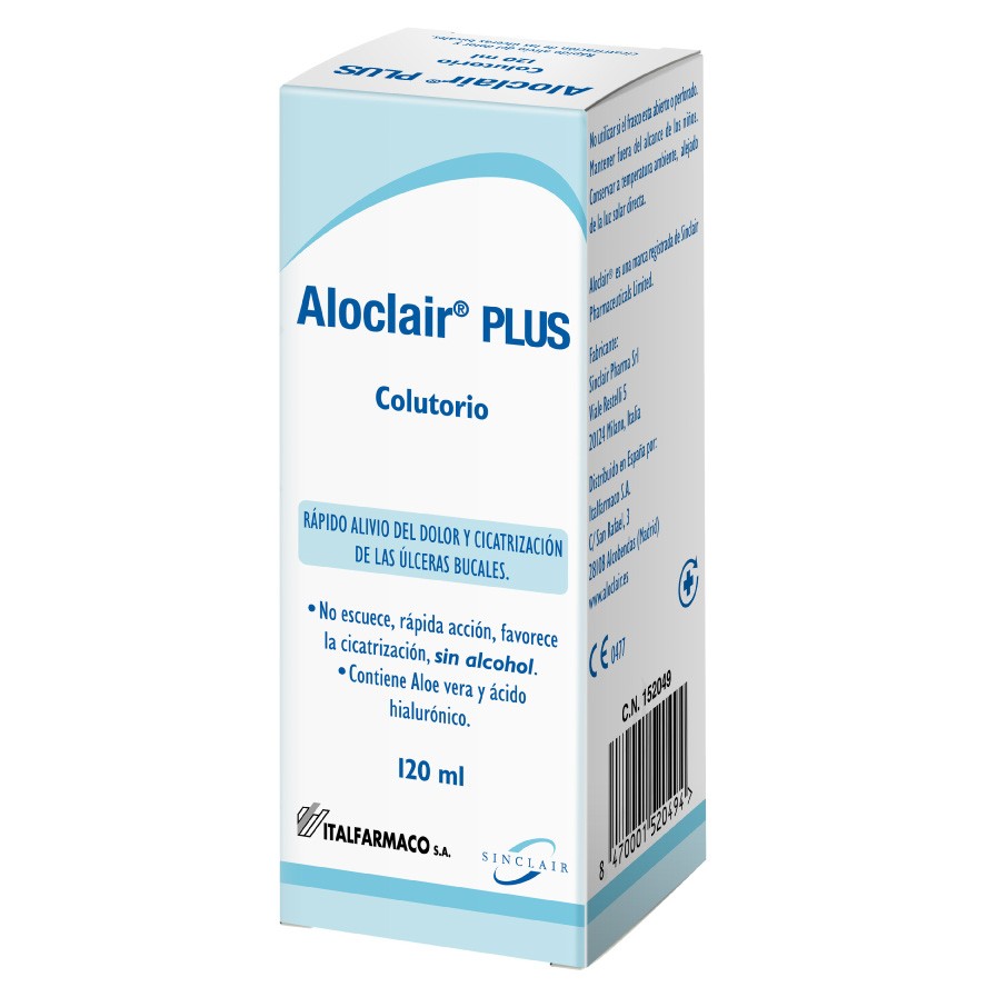 Aloclair plus colutorio 120ml Imagen de Aloclair plus colutorio 120ml