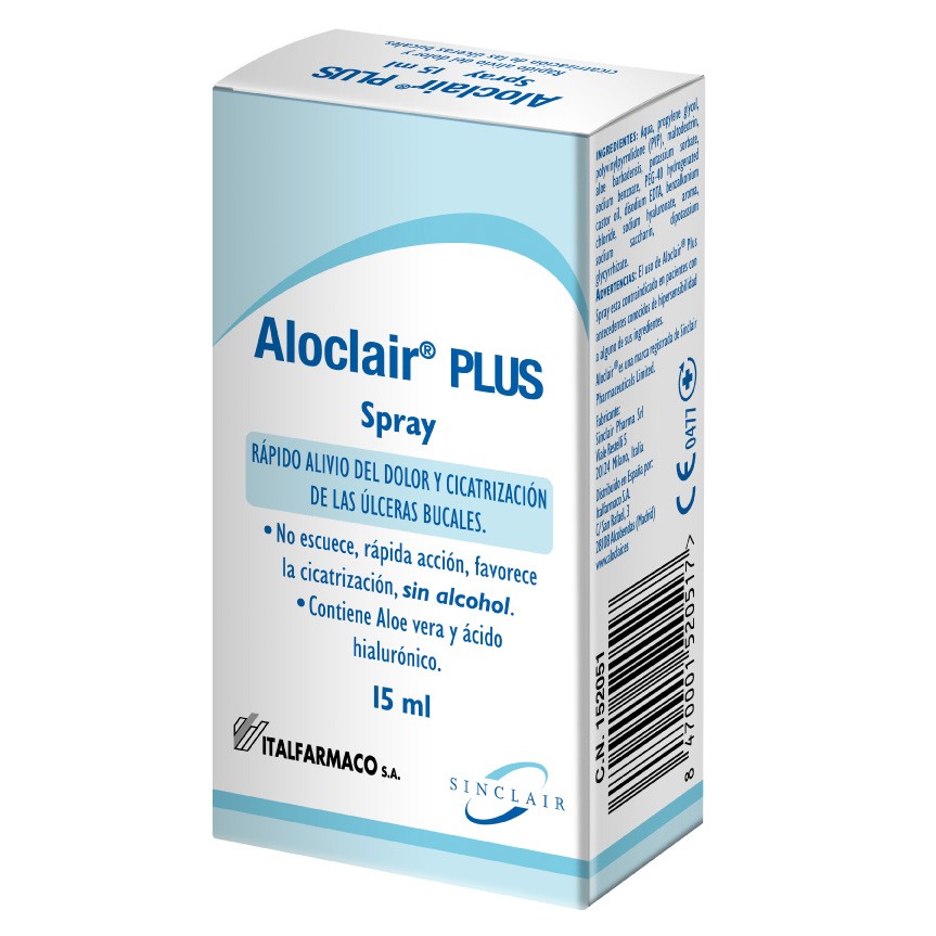 Aloclair plus spray 15ml Imagen de Aloclair plus spray 15ml