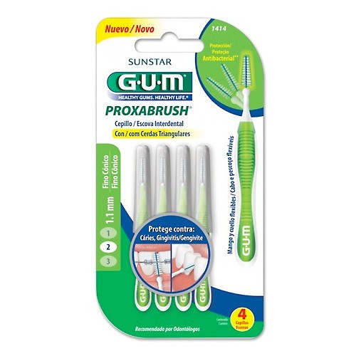 GUM CEPILLO INTERDENTAL TRAVLER 1414 1,1 Imagen de GUM CEPILLO INTERDENTAL TRAVLER 1414 1,1