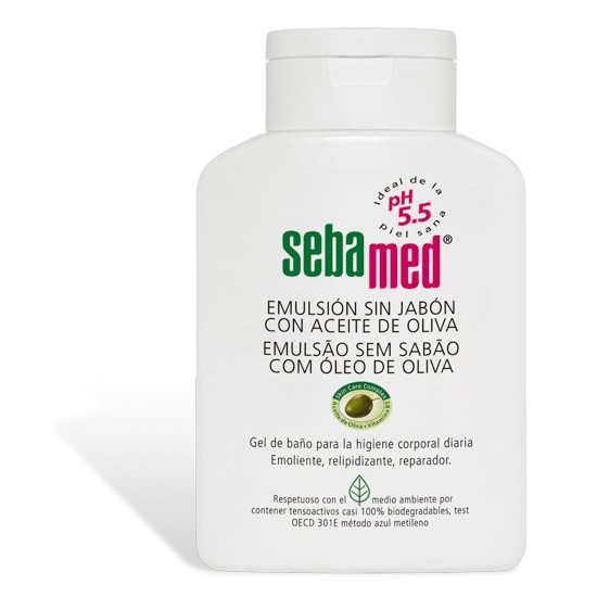Sebamed emulsión con aceite de oliva 200ml Imagen de Sebamed emulsión con aceite de oliva 200ml