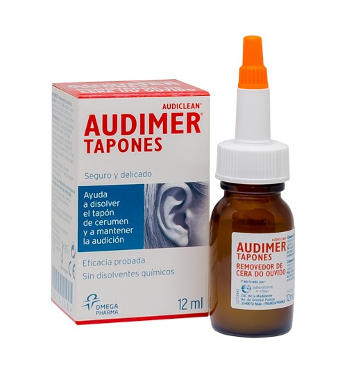 Audimer tapones 12ml. Imagen de Audimer tapones 12ml.