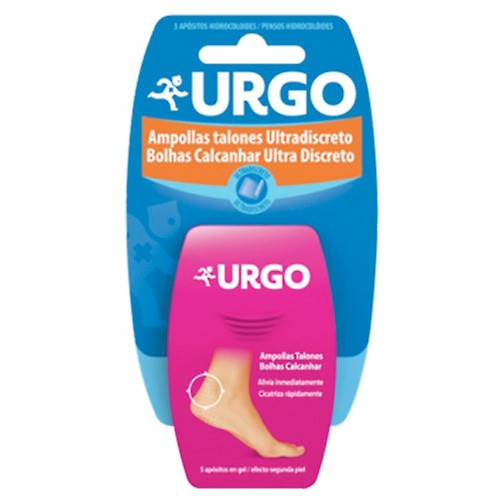 Urgo Ampollas Talones Ultradiscreto apósitos hidrocoloides 5u Imagen de Urgo Ampollas Talones Ultradiscreto apósitos hidrocoloides 5u