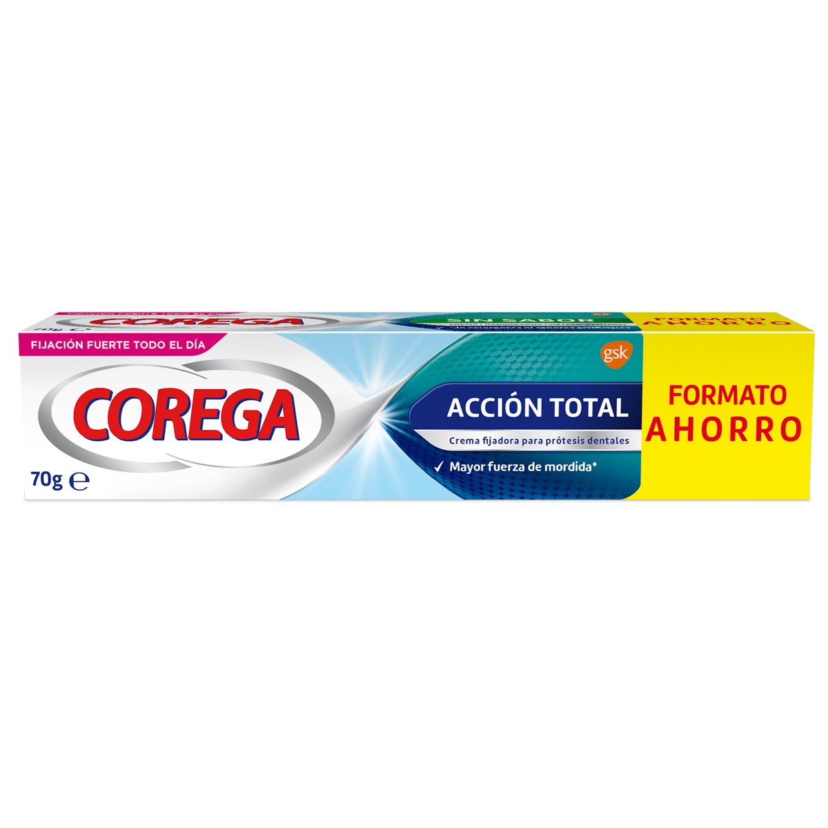 Corega acción total fijación 3D 70g Imagen de Corega acción total fijación 3D 70g