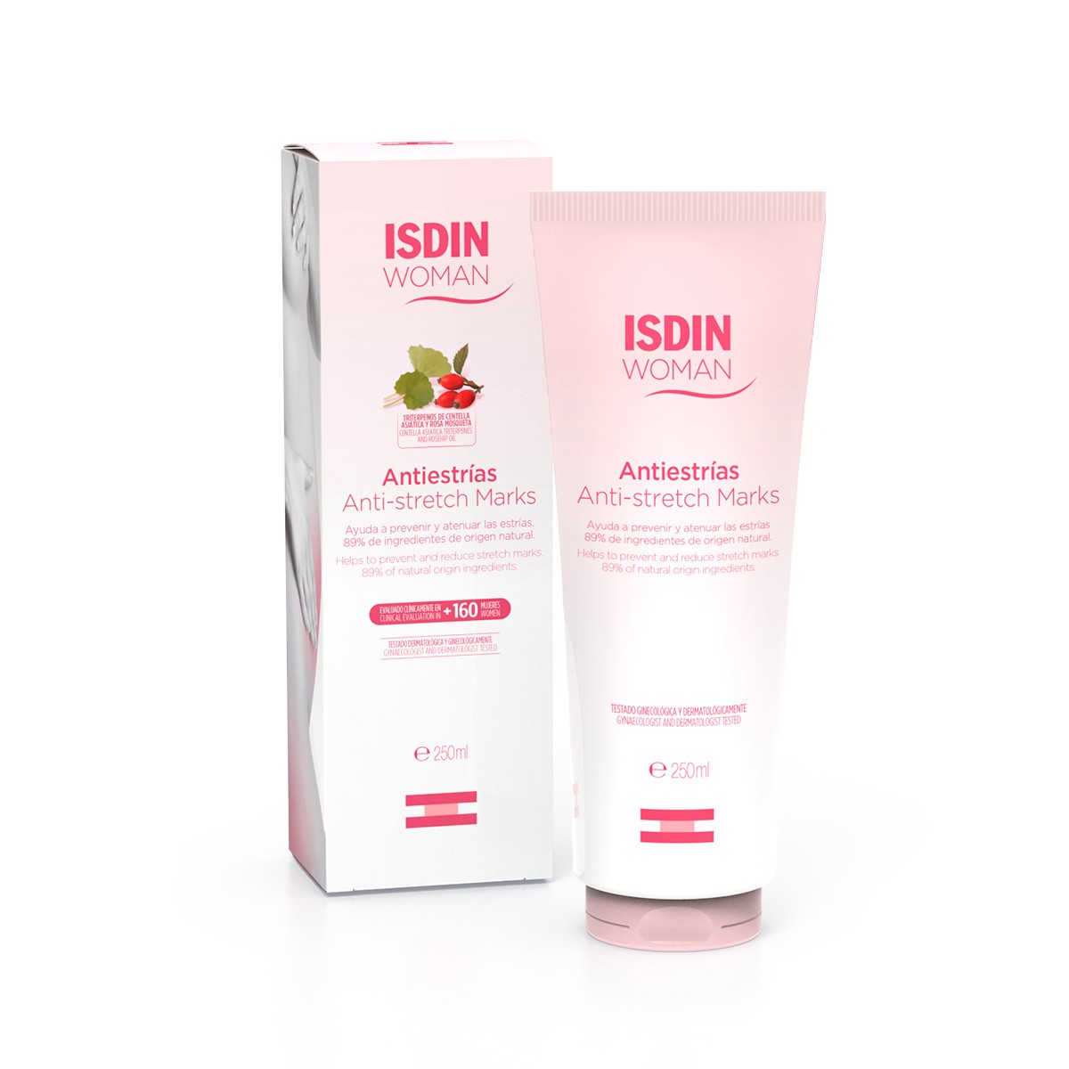 Isdin Woman Velastísa antiestrías 250ml Imagen de Isdin Woman Velastísa antiestrías 250ml
