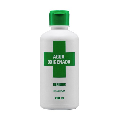 Interapothek agua oxigenada heridine 250ml Imagen de Interapothek agua oxigenada heridine 250ml