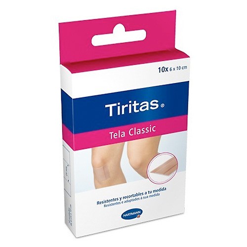 Hartmann tiritas classic precortada 6cmx10cm 10u Imagen de Hartmann tiritas classic precortada 6cmx10cm 10u