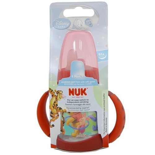 Nuk FirstChoice Entrena Winnie the Pooh biberón de silicona de 150ml 1u Imagen de Nuk FirstChoice Entrena Winnie the Pooh biberón de silicona de 150ml 1u