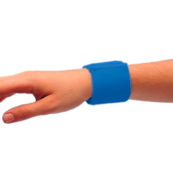 Muñequera de Velcro Color Azul Corysan Imagen de Muñequera de Velcro Color Azul Corysan