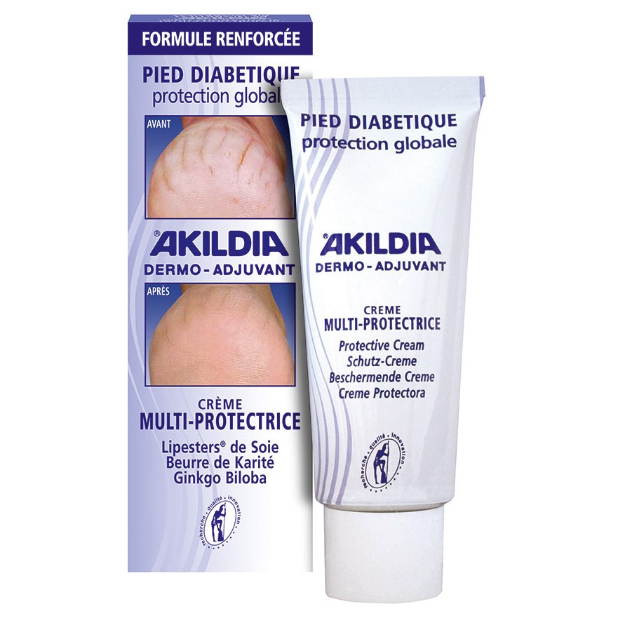 Akildia crema pie diabetico 75 ml Imagen de Akildia crema pie diabetico 75 ml