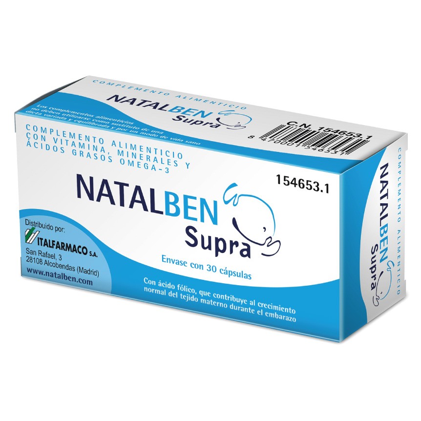 Natalben supra 30 cápsulas Imagen de Natalben supra 30 cápsulas