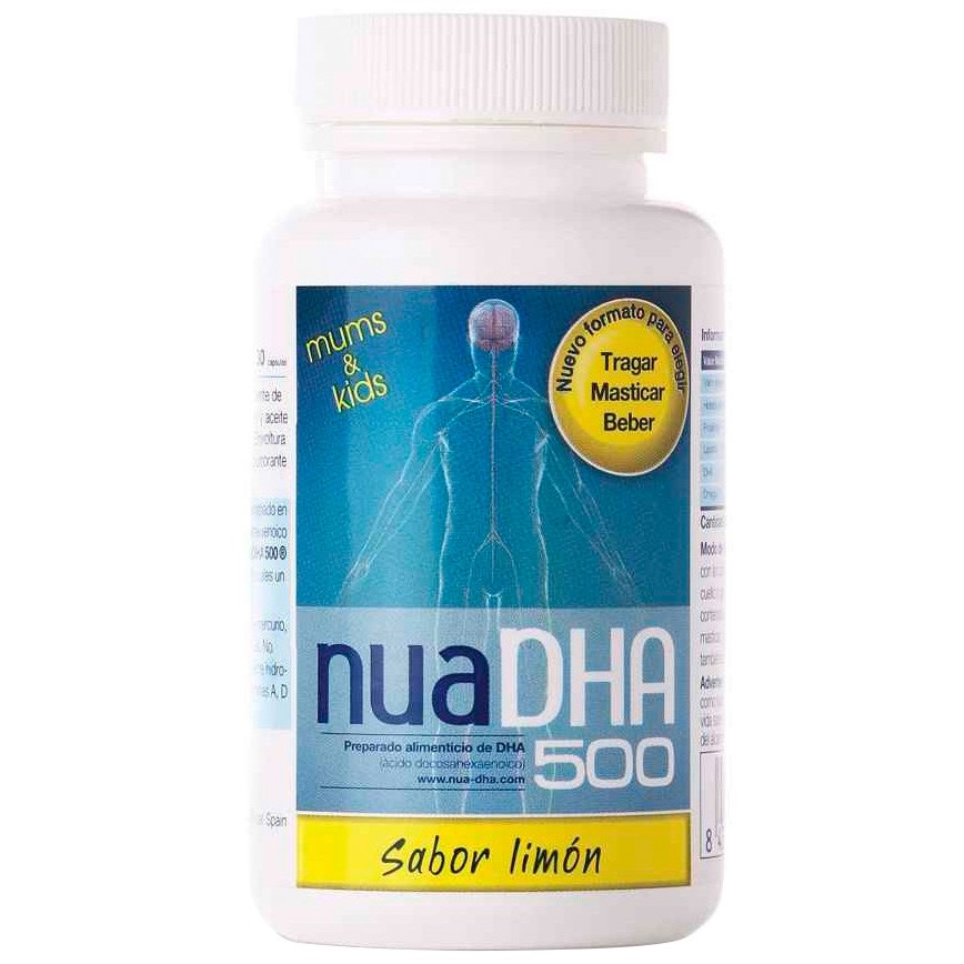 Nuadha 500 30 perlas masticables limon Imagen de Nuadha 500 30 perlas masticables limon