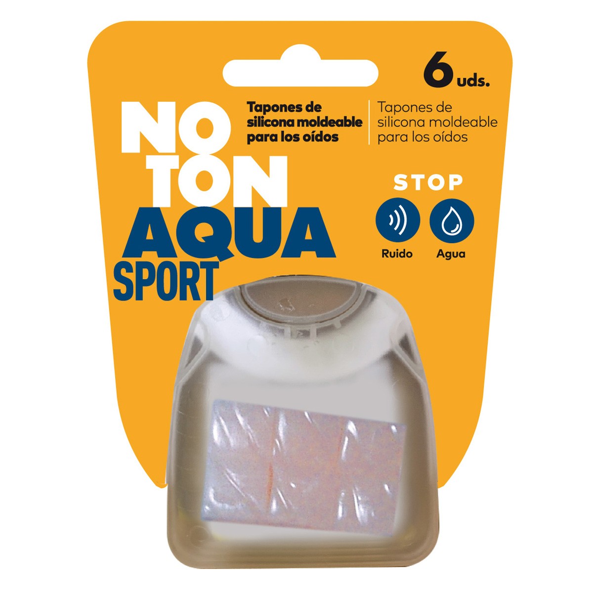 TAPONES OIDO NOTON SILICONA MOLD. 3PARES Imagen de TAPONES OIDO NOTON SILICONA MOLD. 3PARES