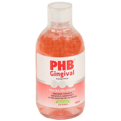 PHB GINGIVAL ENJUAGUE BUCAL 500 ML Imagen de PHB GINGIVAL ENJUAGUE BUCAL 500 ML
