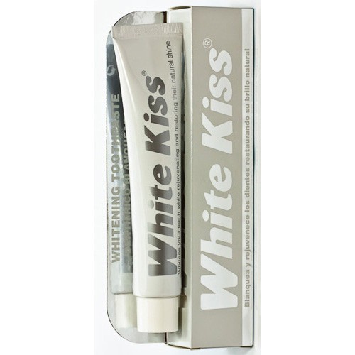 WHITE KISS BLANQUEADOR PASTA DENTAL 50ML Imagen de WHITE KISS BLANQUEADOR PASTA DENTAL 50ML