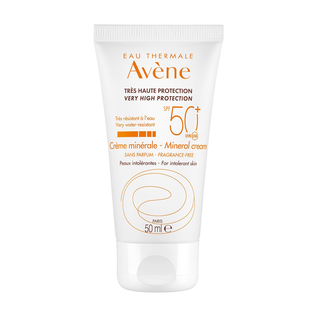 Avene solar SPF-50+ pantalla física 50ml Imagen de Avene solar SPF-50+ pantalla física 50ml