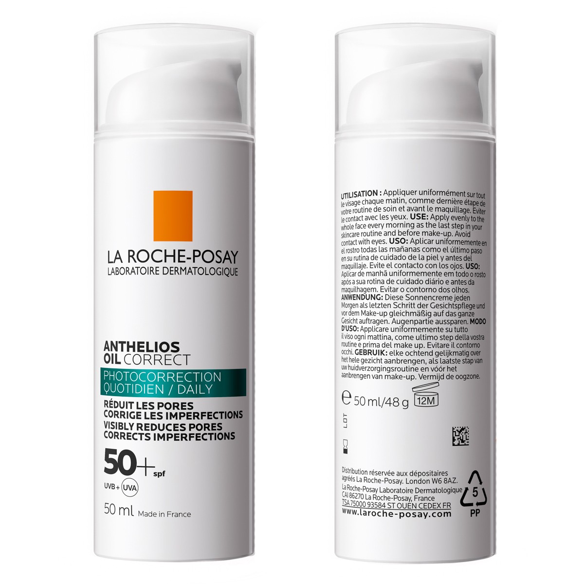 La Roche Posay Anthelios oil corrector SPF50 Imagen de La Roche Posay Anthelios oil corrector SPF50