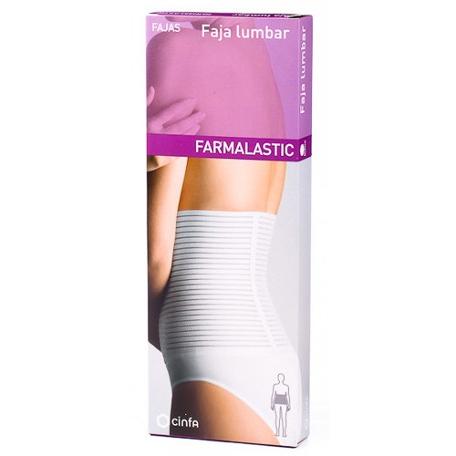 Farmalastic faja lumbar velcro Talla 3 115-130cm Imagen de Farmalastic faja lumbar velcro Talla 3 115-130cm