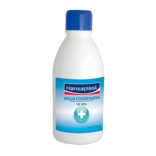 Hansaplast agua oxigenada 16 vol 250ml Imagen de Hansaplast agua oxigenada 16 vol 250ml