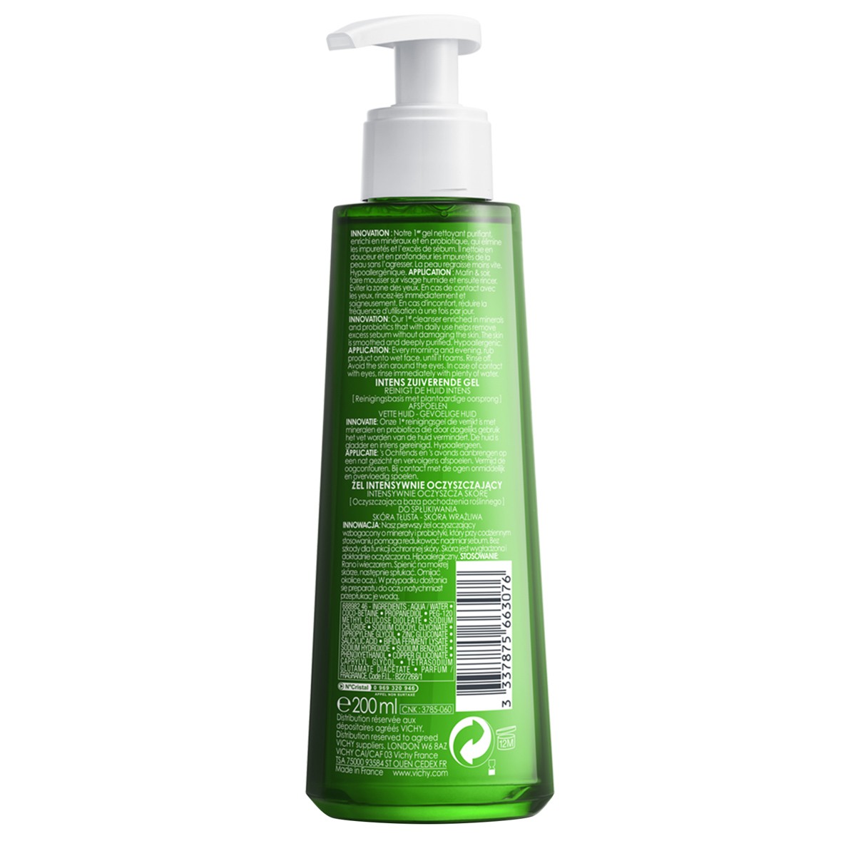 Imagen de Vichy Normaderm gel limpiador purificante 400ml