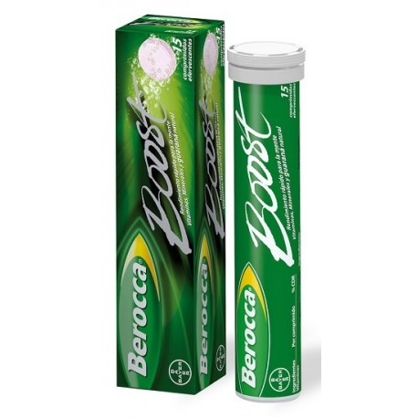 BEROCCA BOOST 15 COMPRIMIDOS EFERVESCENT Imagen de BEROCCA BOOST 15 COMPRIMIDOS EFERVESCENT