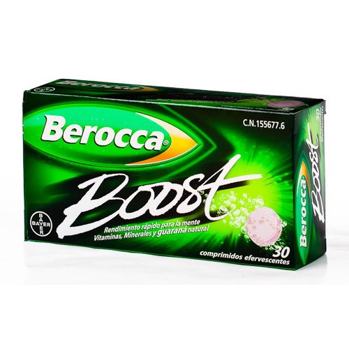 BEROCCA BOOST 30 COMPRIMIDOS EFERVESCENT Imagen de BEROCCA BOOST 30 COMPRIMIDOS EFERVESCENT