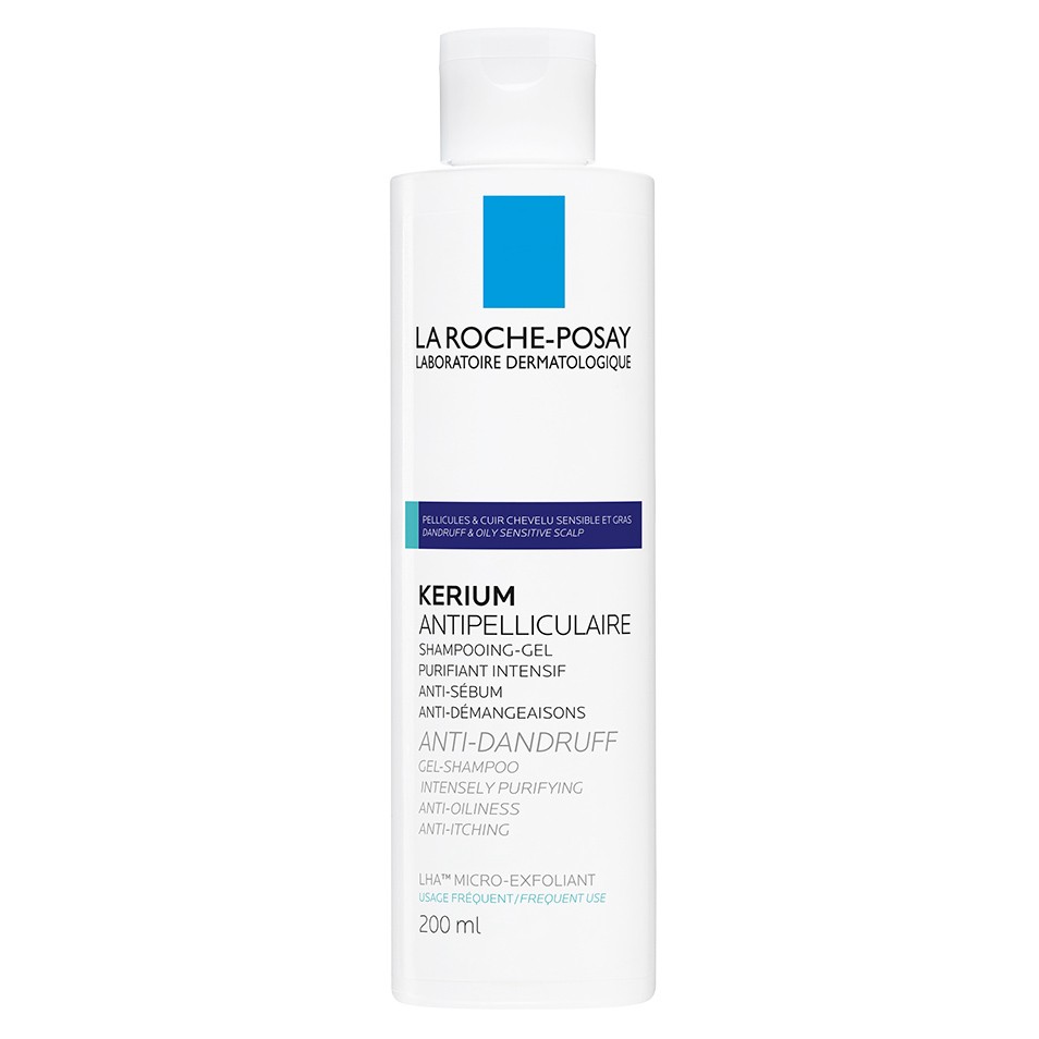 La Roche Posay Kerium champú anticaspa-grasa 200ml Imagen de La Roche Posay Kerium champú anticaspa-grasa 200ml