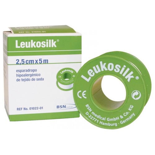 Leukoplast Esparadrapo seda 5mx2,5cm Imagen de Leukoplast Esparadrapo seda 5mx2,5cm