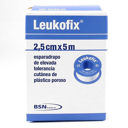 Leukofix Esparadrapo plástico 5x2,5 cm Imagen de Leukofix Esparadrapo plástico 5x2,5 cm