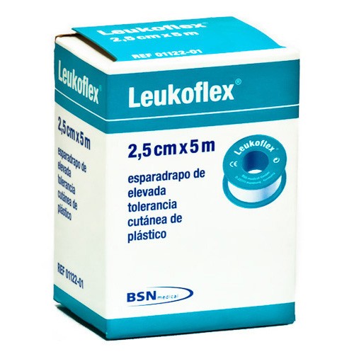 Leukoflex Esparadrapo trans 5x2,5cm Imagen de Leukoflex Esparadrapo trans 5x2,5cm
