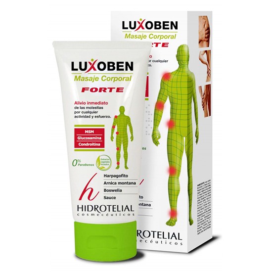 Hidrotelial Luxoben crema gel masaje articular 200ml Imagen de Hidrotelial Luxoben crema gel masaje articular 200ml