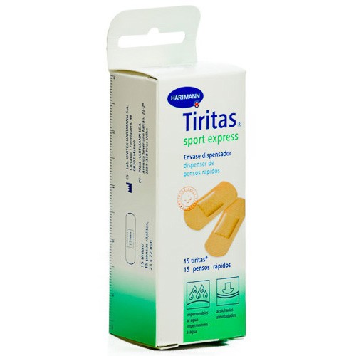 Hartmann tiritas sport express 25x72 mm. 15u Imagen de Hartmann tiritas sport express 25x72 mm. 15u