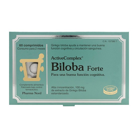 ACTIVE COMPLEX BILOBA FORTE 60 COMP Imagen de ACTIVE COMPLEX BILOBA FORTE 60 COMP