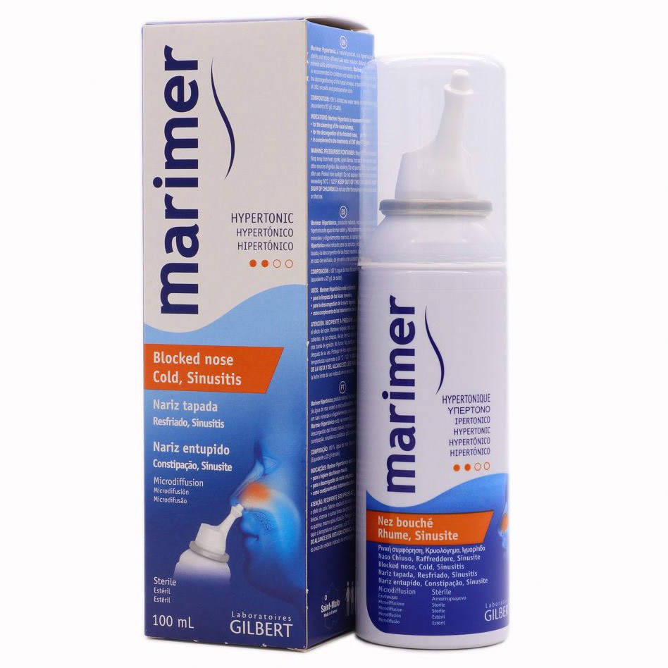 Marimer Hipertónico spray agua de mar 100ml Imagen de Marimer Hipertónico spray agua de mar 100ml