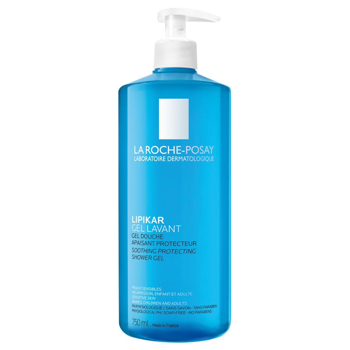 La Roche Posay Lipikar gel de ducha calmante 750ml Imagen de La Roche Posay Lipikar gel de ducha calmante 750ml