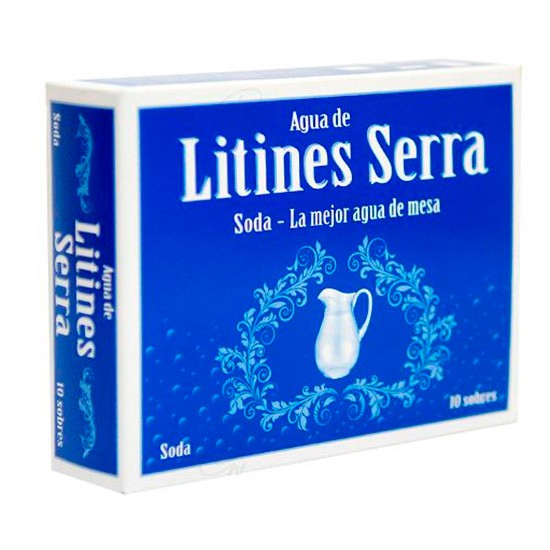 AGUA DE LITINES SERRA SODA 10 SOBRES Imagen de AGUA DE LITINES SERRA SODA 10 SOBRES
